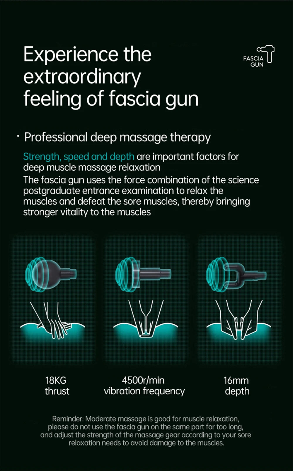 Professional Muscle Neck Back Massager Gun