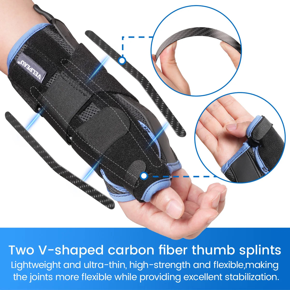 Wrist Brace Thumb Support Breathable Sprain Hand Fixation