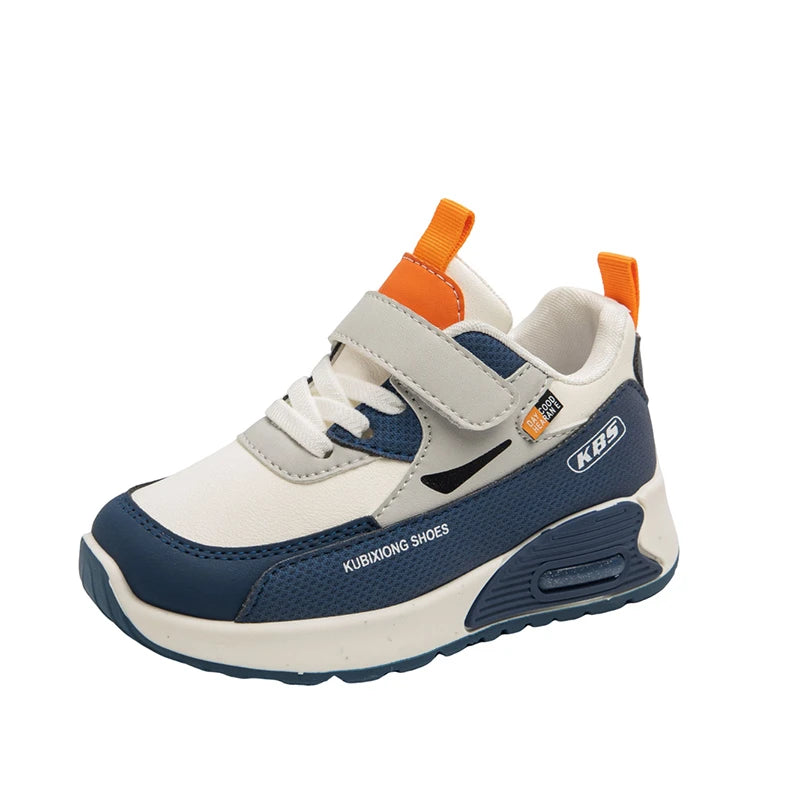 Kid's PU Leather Soft Soled Trend Sneakers