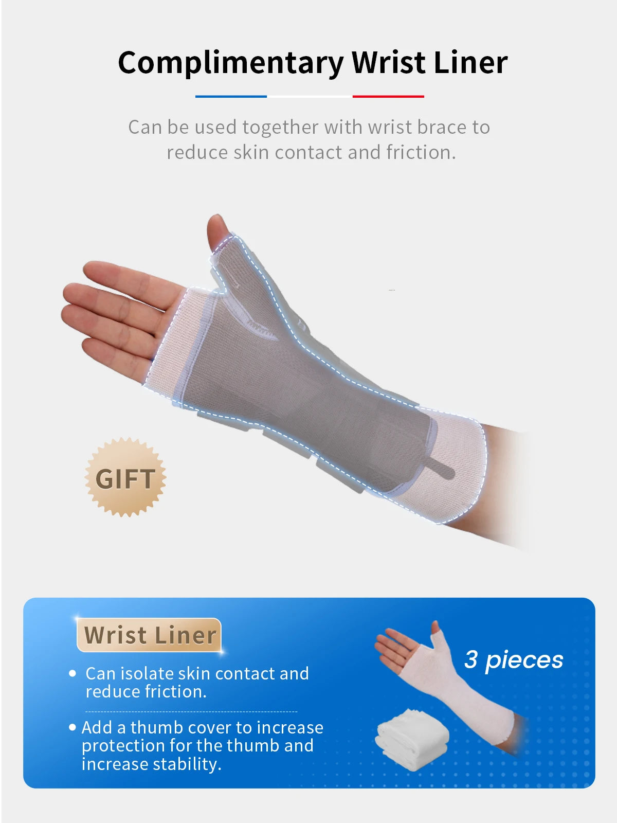 Wrist Brace Thumb Support Breathable Sprain Hand Fixation