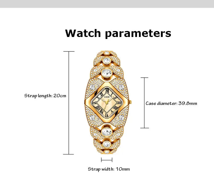 Women's Light Diamond Waterproof Watch