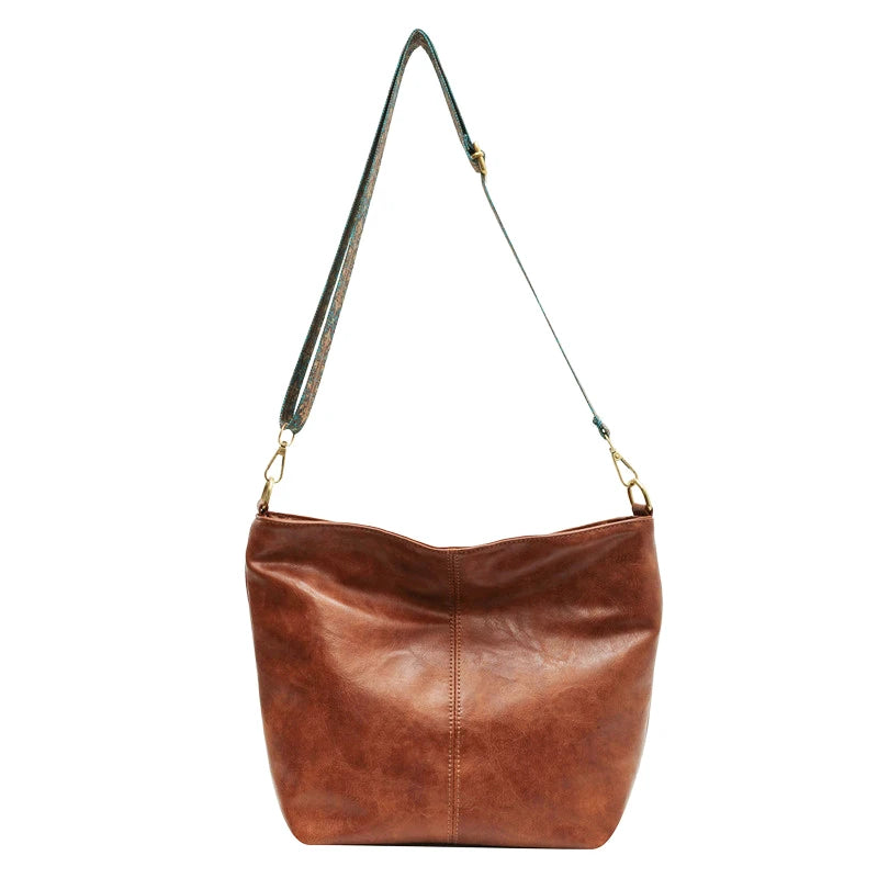 Women's Large Capacity Geometric Wide Shoulder bag