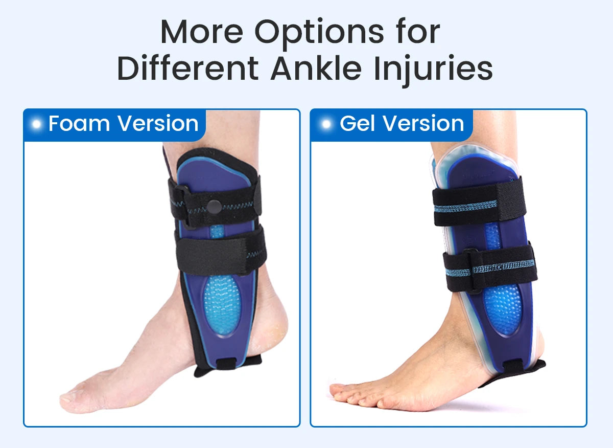 Ankle Splint Brace Foot Support Fracture Sprain Adjustable
