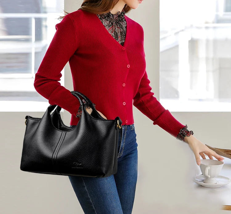 Women's High-Quality Soft Leather Shoulder Bag