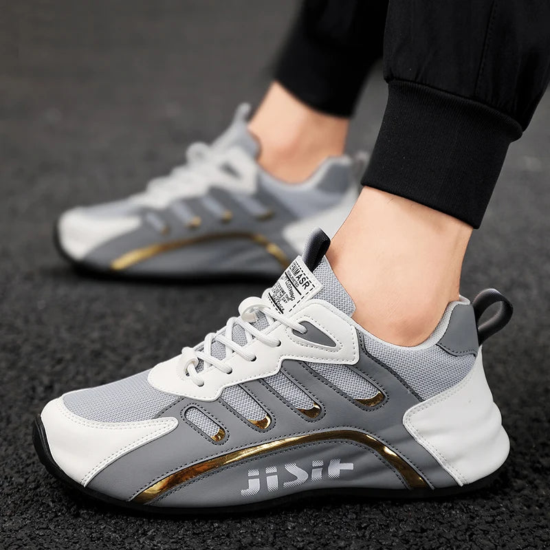 Men's Breathable Comfortable Low Top Strap Shoes