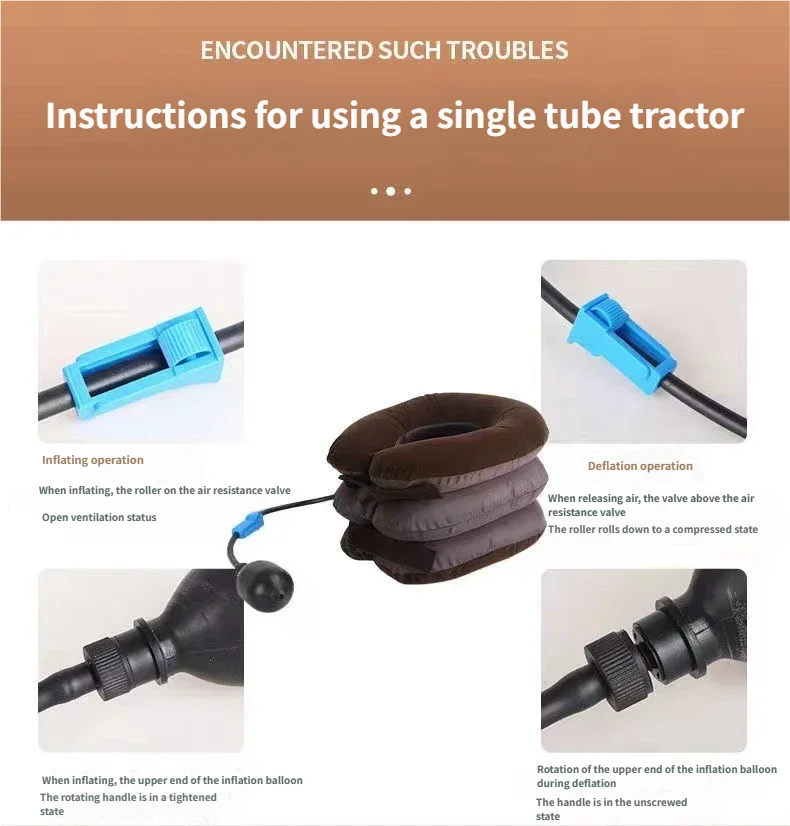 Inflatable Neck Stretcher Cervical Traction Device