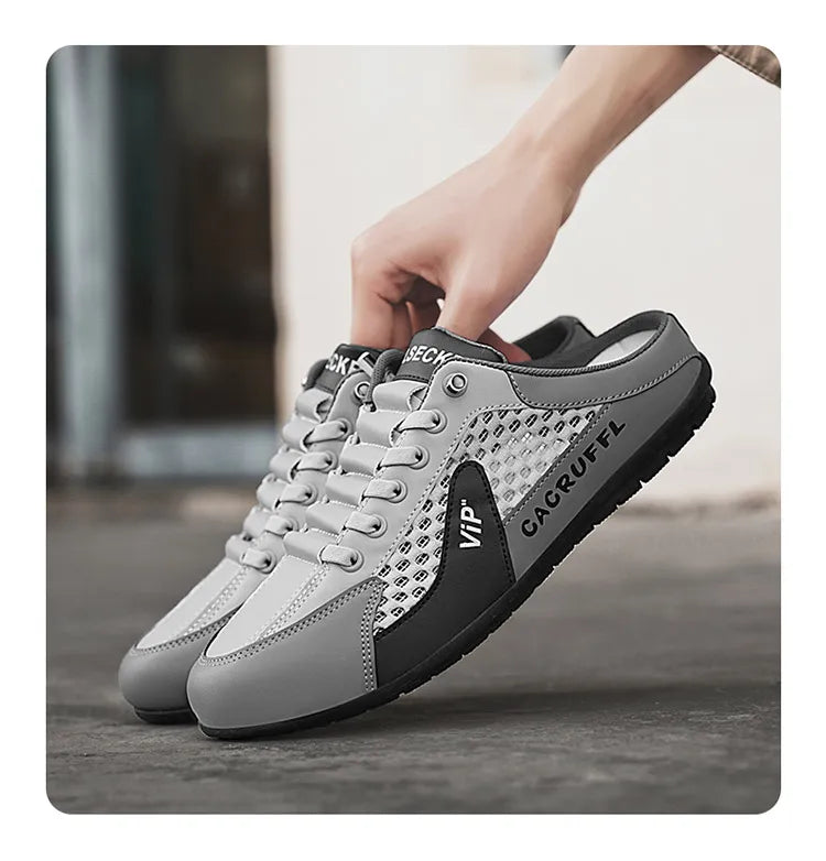 Men's Slip Ons Comfortable Breathable Stylish Half Slippers
