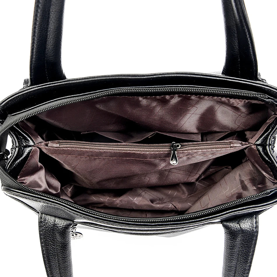 Women's High-Quality Soft Leather Shoulder Handbag