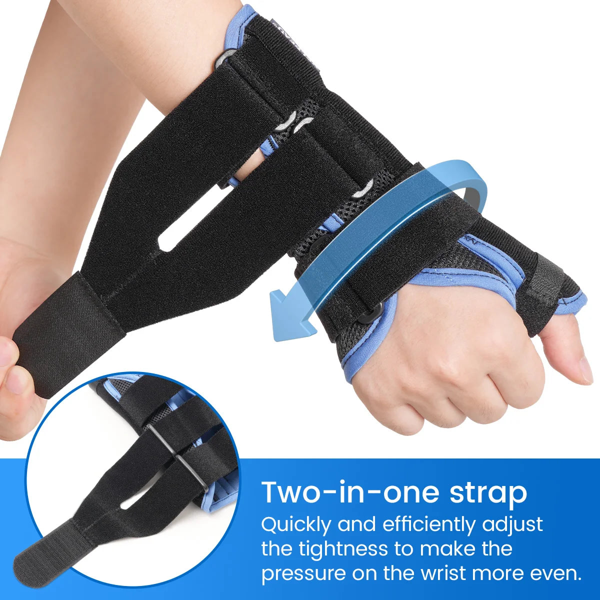 Wrist Brace Thumb Support Breathable Sprain Hand Fixation