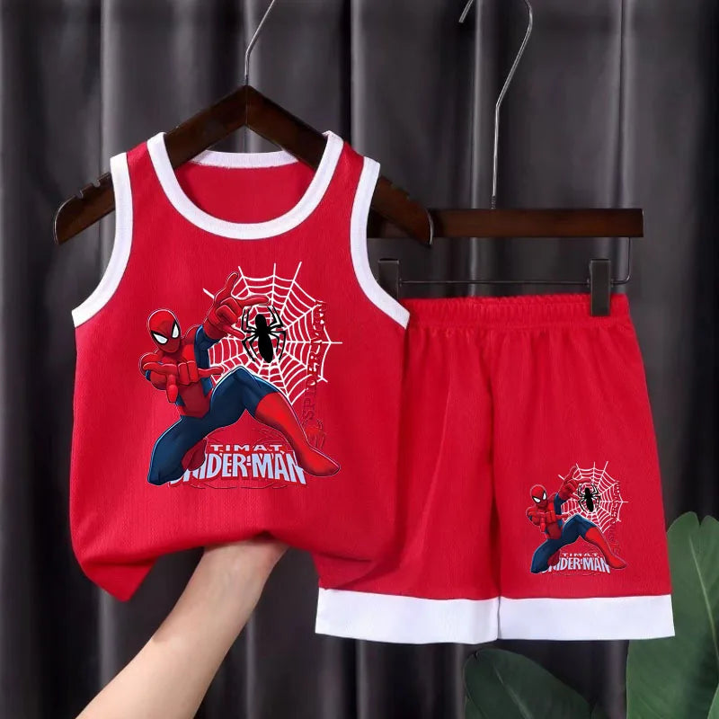 Kids' Breathable Comfy Mesh Basketball Outfit Set