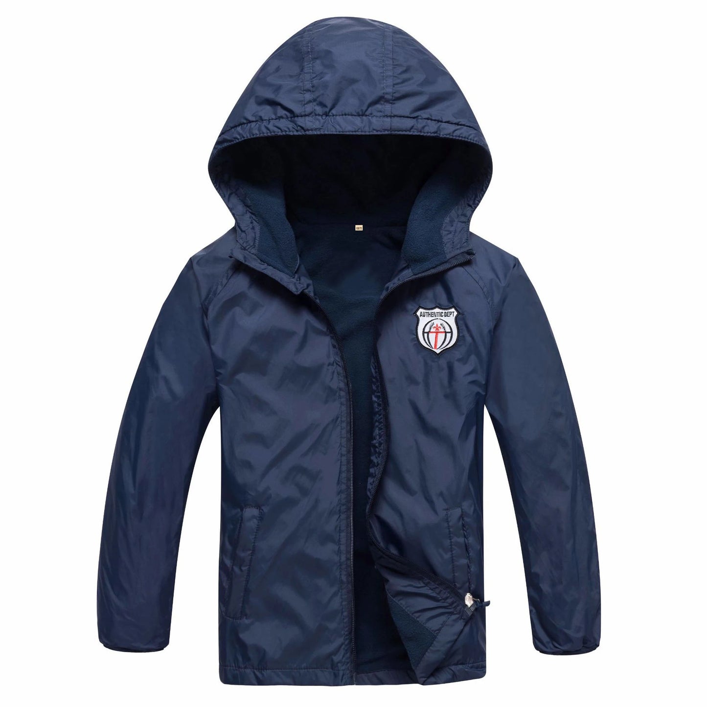 Kids' Double Deck Hoodie Waterproof Windbreaker Jacket