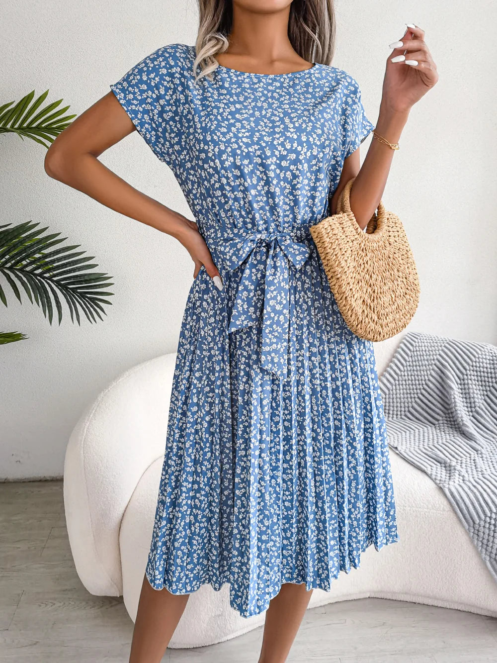 Women's Short Sleeve Summer Dress