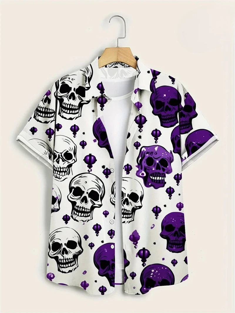 Men's Paisley Graphic Short Sleeved Bohemian T-shirt