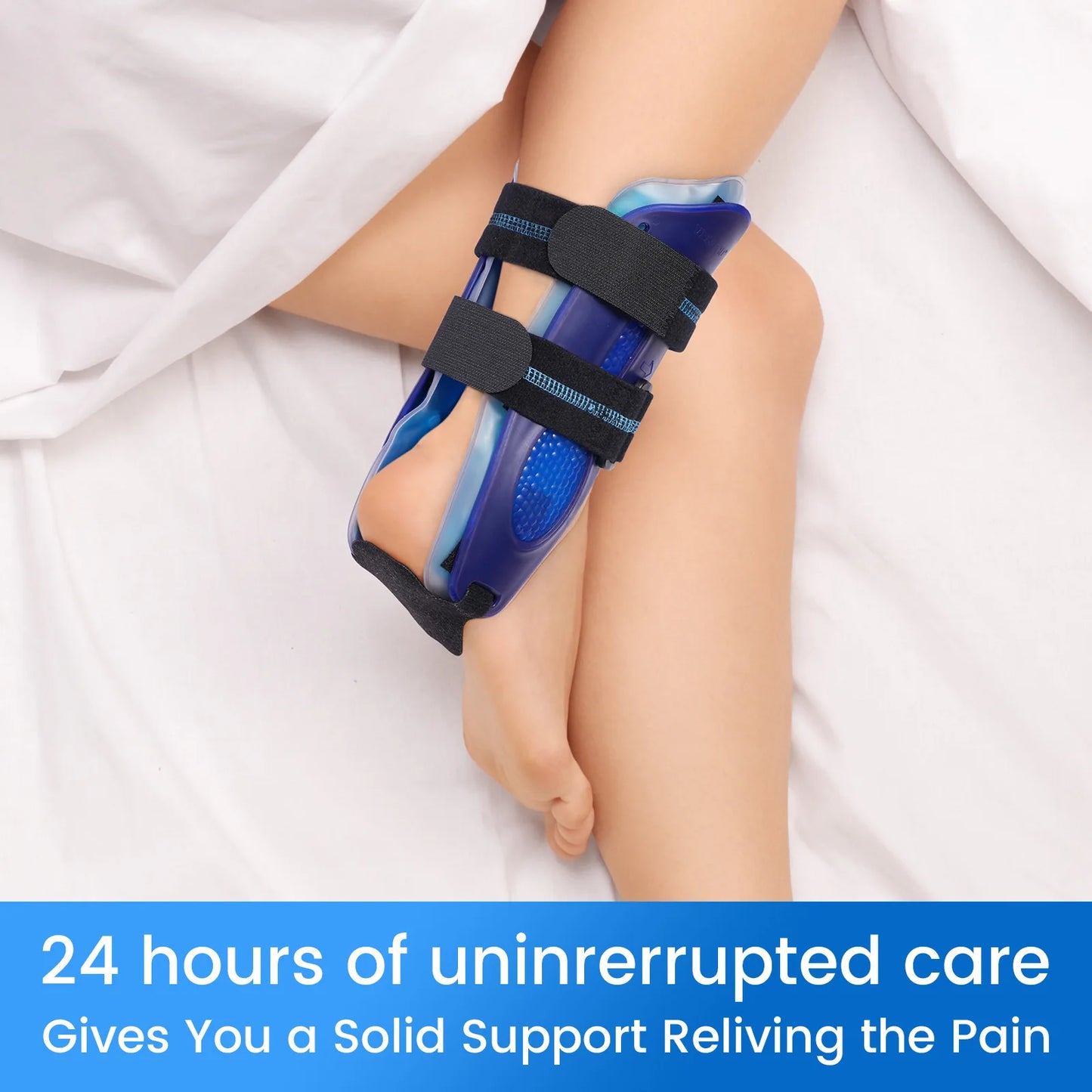 Ankle Splint Brace Foot Support Fracture Sprain Adjustable
