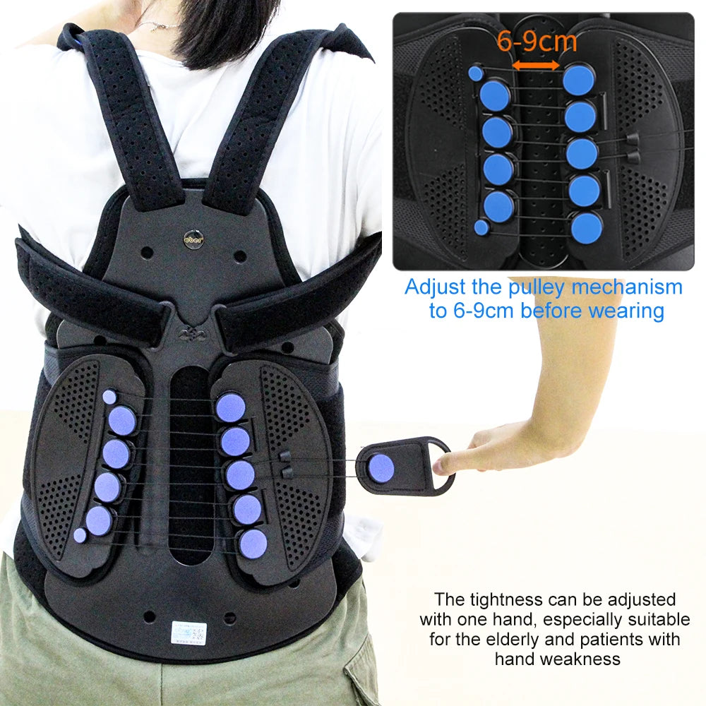 Pulley Posture Corrector Back Brace Shoulder Waist Lumbar Support