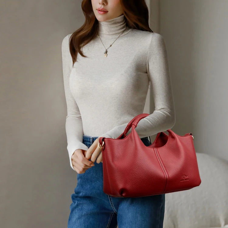 Women's High-Quality Soft Leather Shoulder Bag