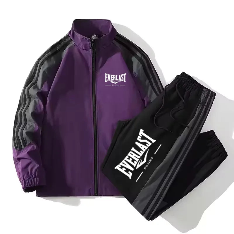 Men's 2PCs High Quality Plus Size Loose Sports Sport Set