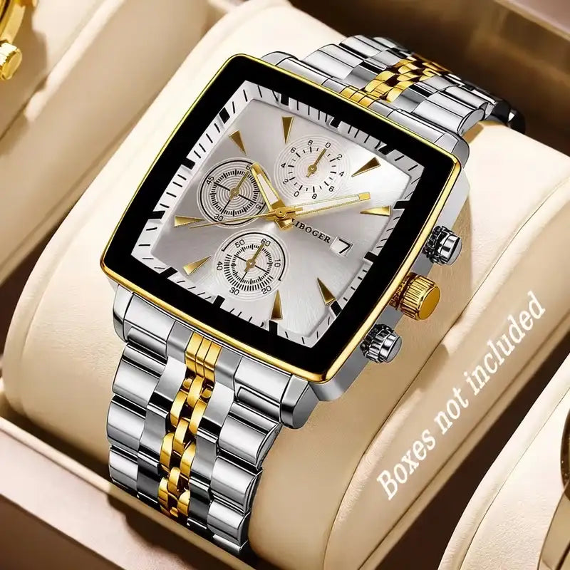 Men's Quartz Stainless Steel Wristwatch