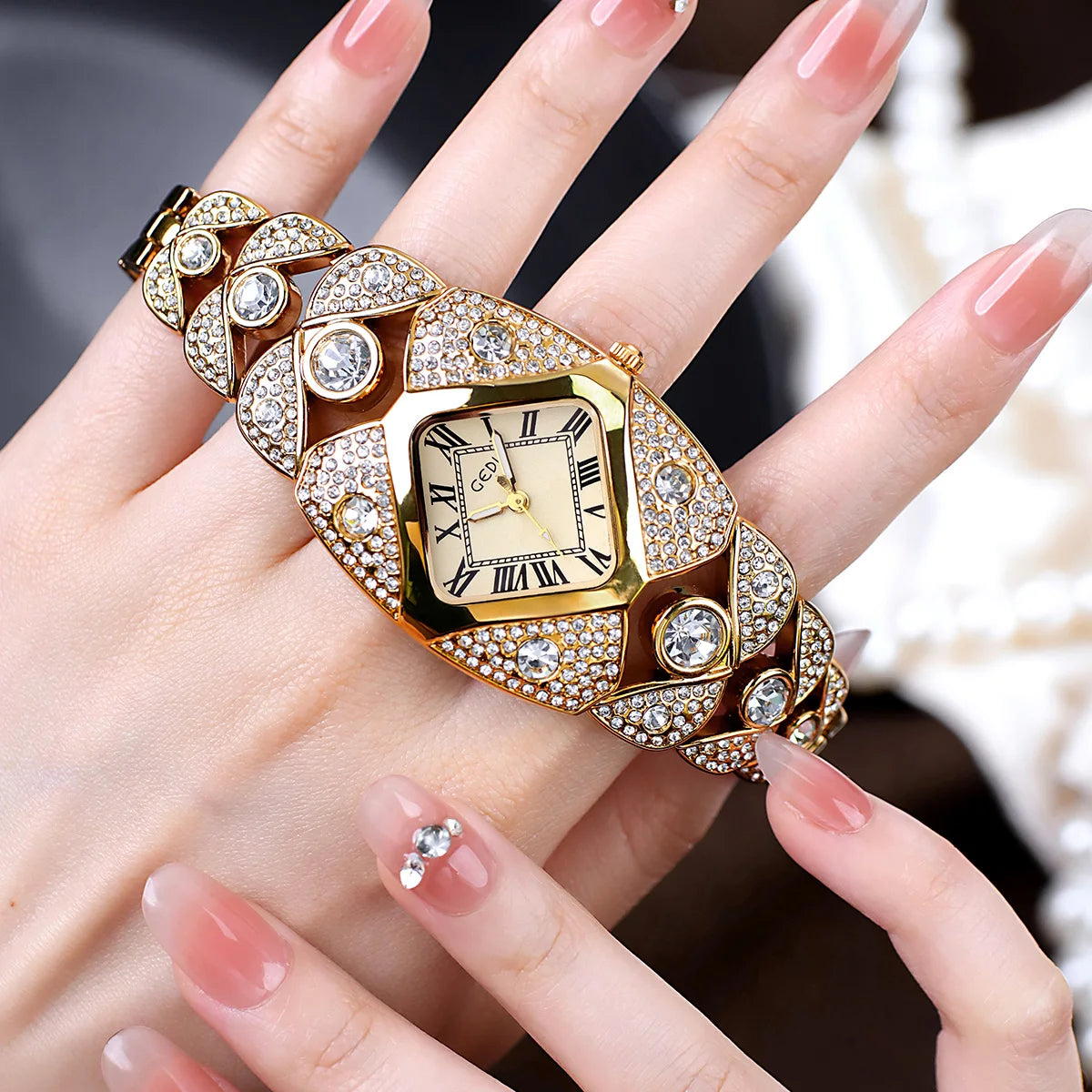 Women's Light Diamond Waterproof Watch
