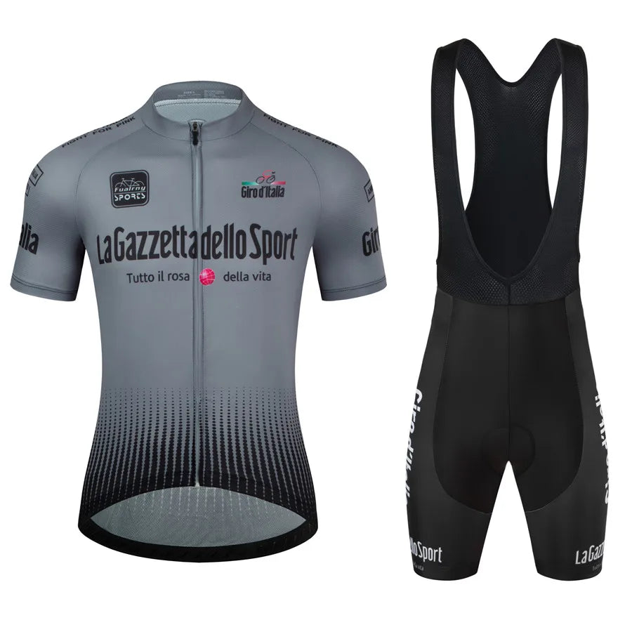Men's 2Pcs Jersey Short Sleeve Cycling Wear Set