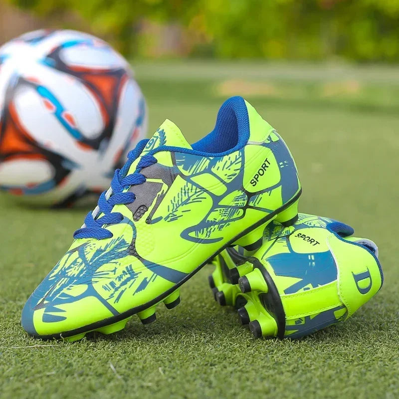 Men Kids Ultralight Non Slip Grass Soccer Cleats Boots