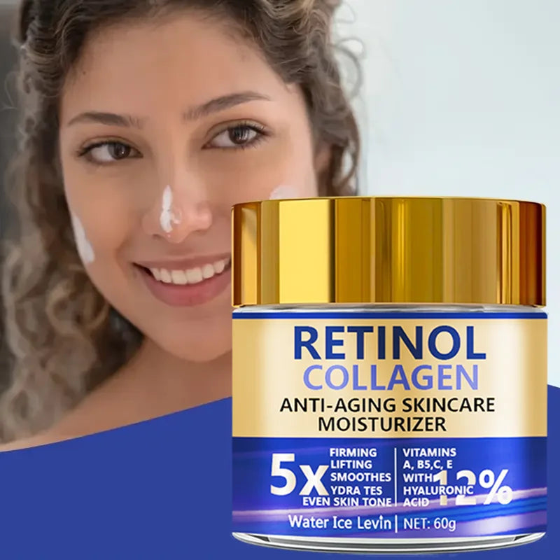 Face Retinol Anti Aging Firming Moisturizer Hyaluronic Acid Collagen Cream