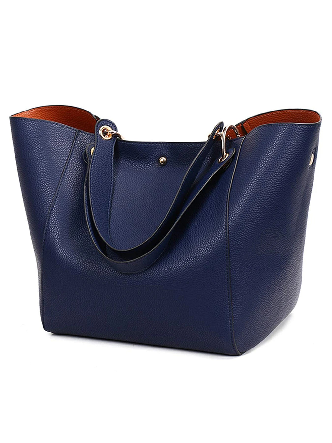 Women Large PU Leather Waterproof Hand Shoulder Bag