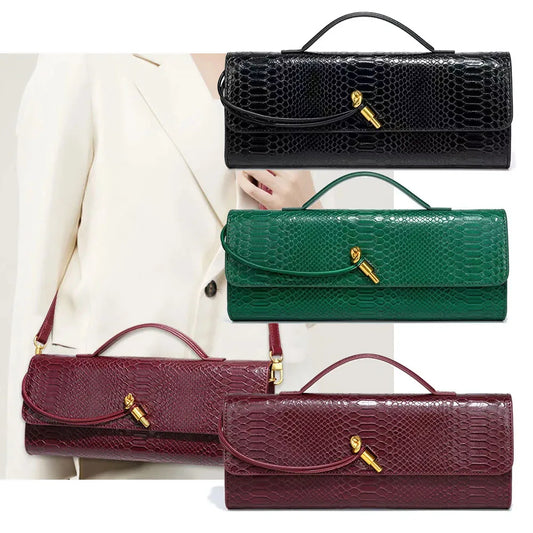 Women's PU Leather Top Handle Long Purse