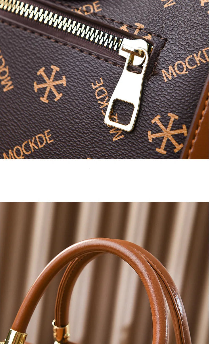 Women's Soft Leather Versatile Shoulder Handbag