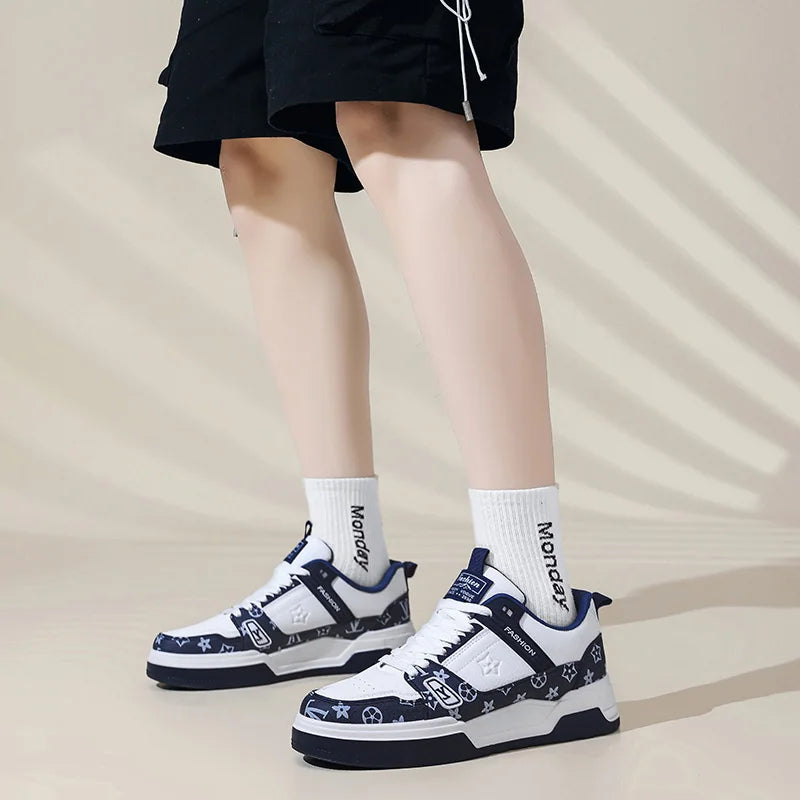 Men's Street Style Skateboard Comfortable Platform Sneakers