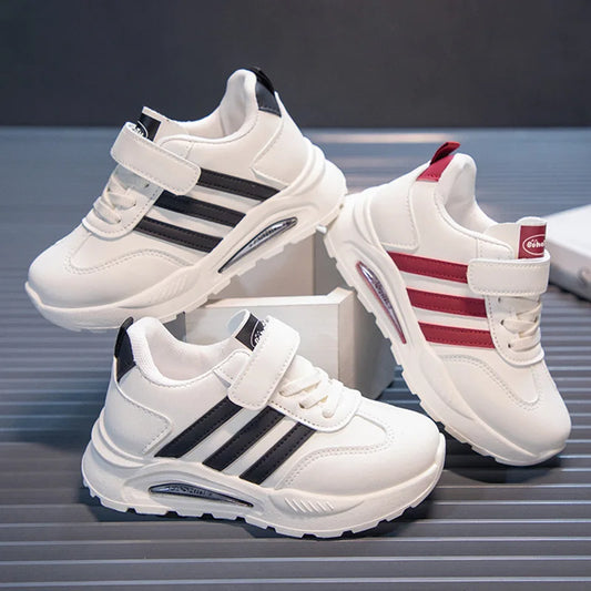 Boys Patchwork Stripes Sneakers