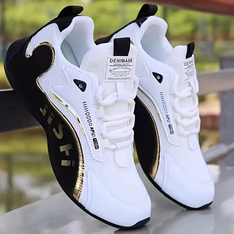 Men's Lightweight Breathable Lace Up Comfortable Sneakers