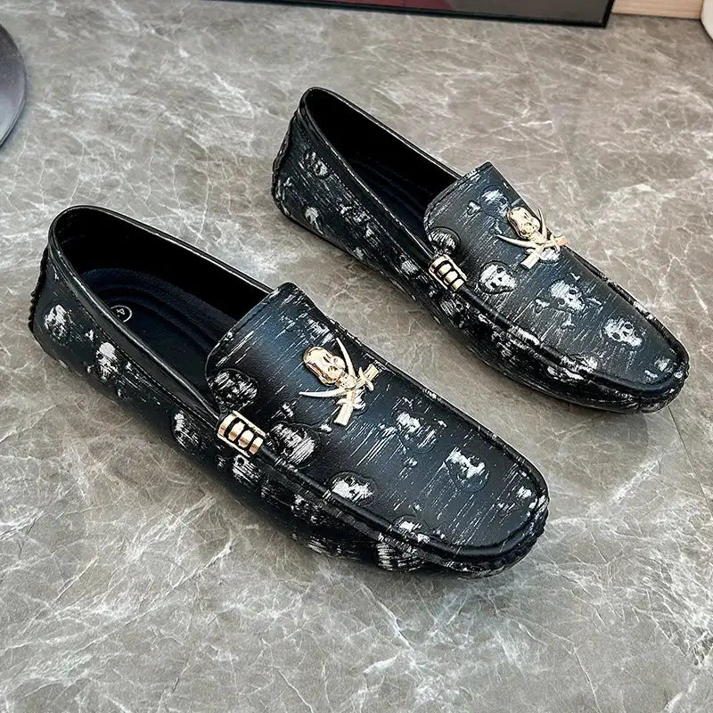 Men's High-Quality Genuine Leather Versatile Shoes Loafers