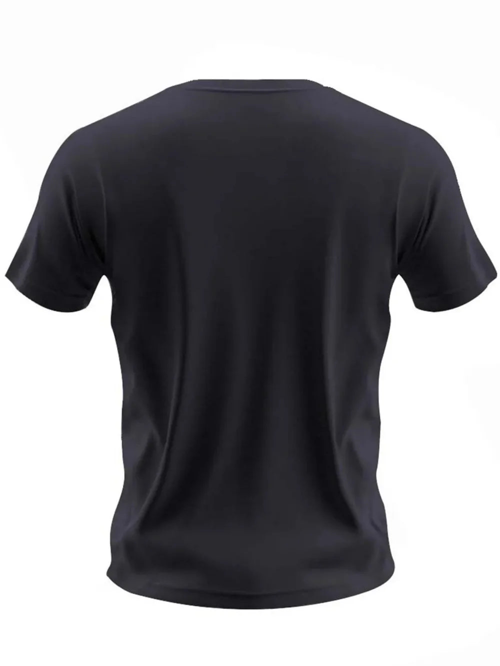 Men's Printed Micro Elastic Breathable Round Neck T Shirt
