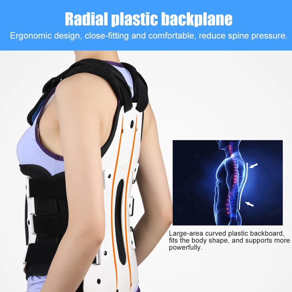 Thoracolumbar Fixed Spinal Adjustable Back Brace