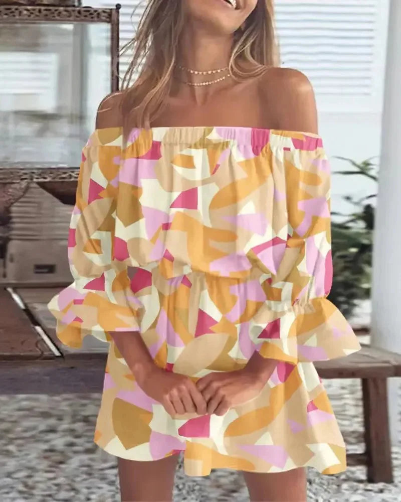 Women's Off Shoulder Slash Neck Blouse Tops
