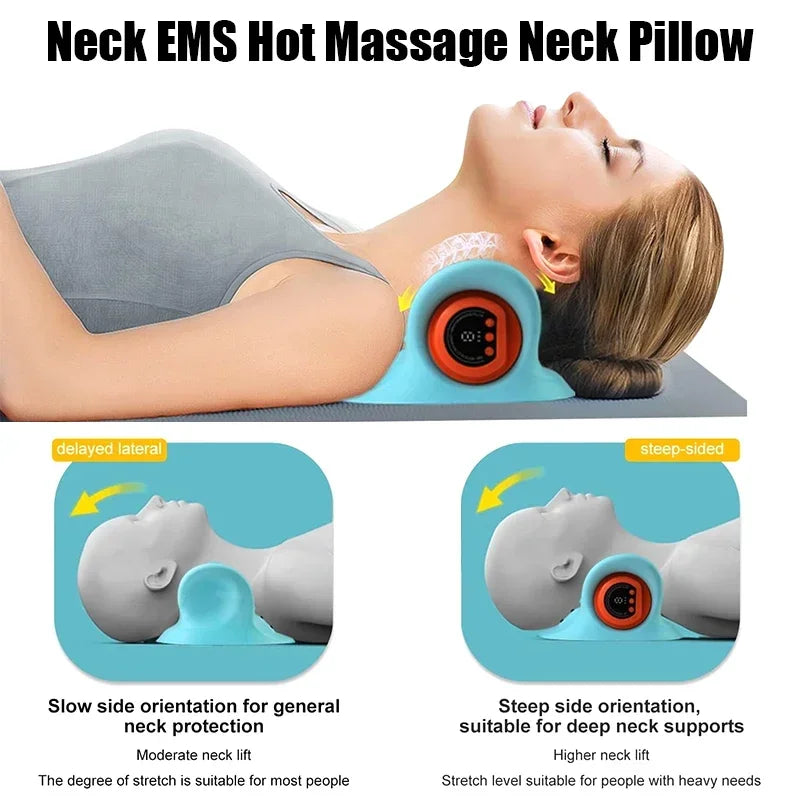 Electric Neck Cervical Traction Massager Vibration Relax Tool