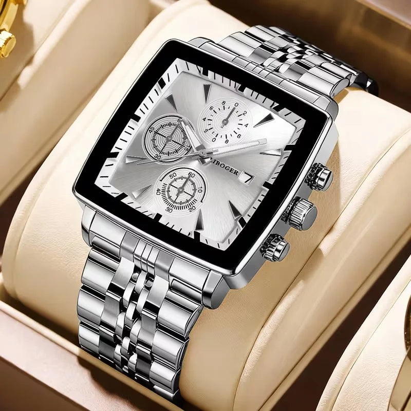 Men's Quartz Stainless Steel Wristwatch