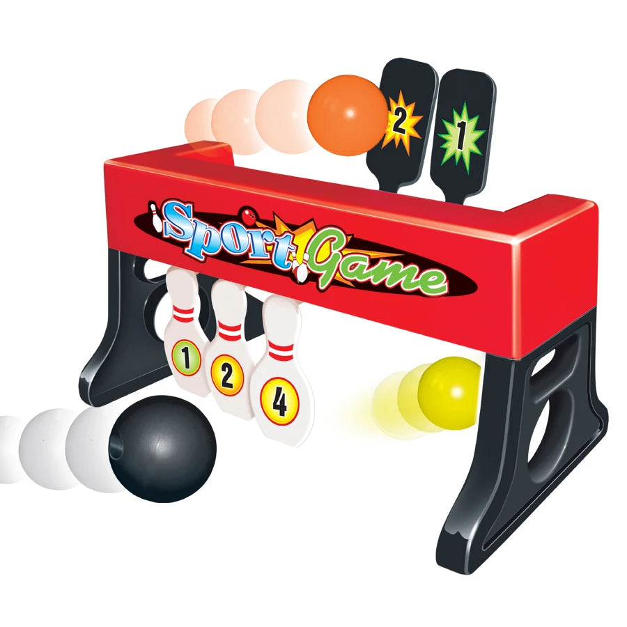 Kids Bowling Rack Indoor Outdoor Toy Set