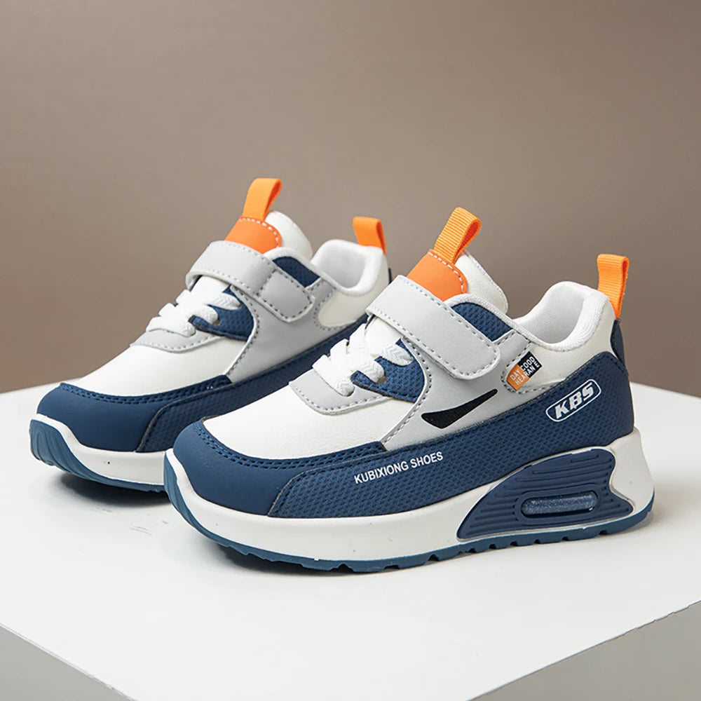Kid's PU Leather Soft Soled Trend Sneakers