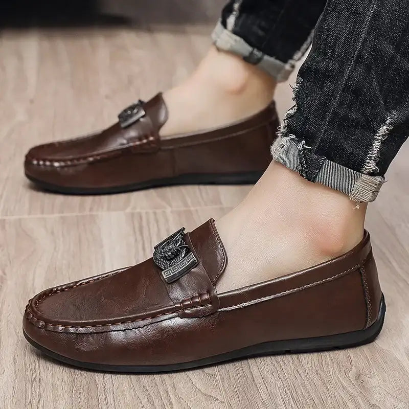 Men's Artificial Leather Upper EVA Insole Comfortable Loafers Shoes