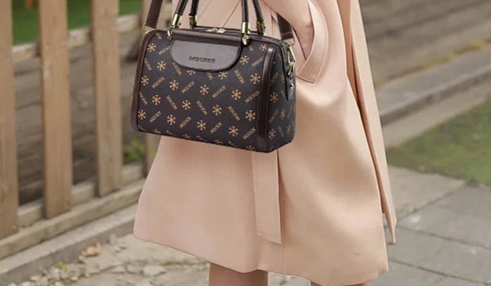 Women's Soft Leather Versatile Shoulder Handbag