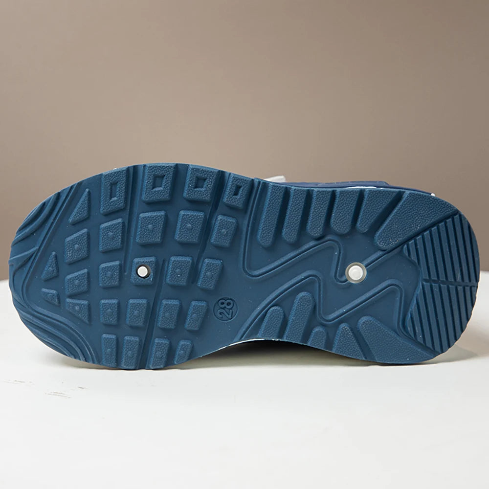 Kid's PU Leather Soft Soled Trend Sneakers