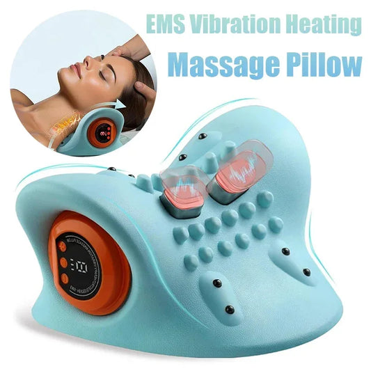 Electric Neck Cervical Traction Massager Vibration Relax Tool