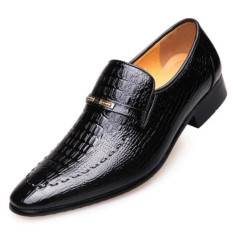 Men's PU Leather Pattern Business Shoes