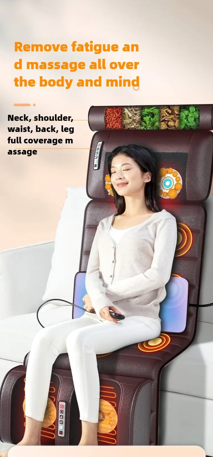 Full Body Electric Vibration Massage Cushions