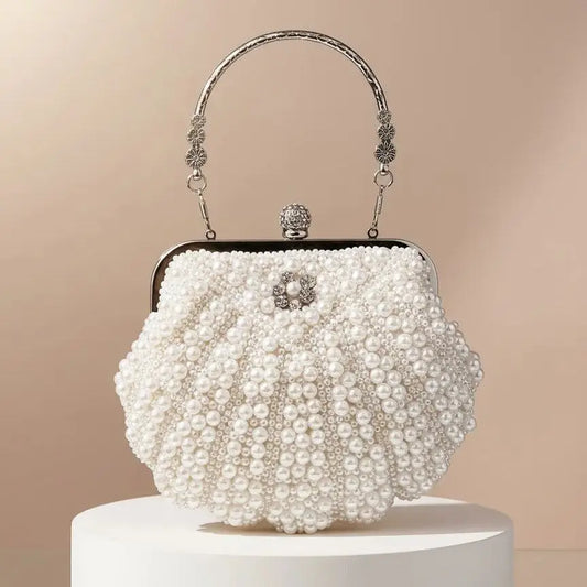 Women's Pearl Clutch Purse