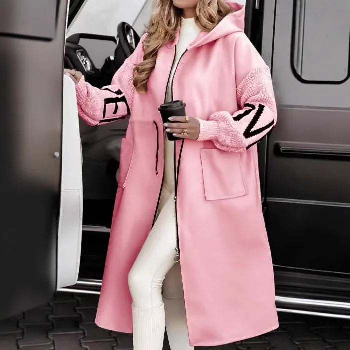 Women's Long Hoodie Thick Warm Coat