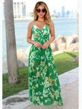 Women Bohemian Floral Print Long Maxi Dress Allmartdeal