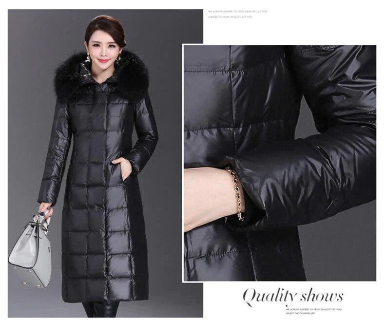 Women Down Long High Quality Coat Allmartdeal